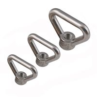 1Pcs Triangle Lifting Eye Nuts M8 M10 M12 M14 M16 M20 M24 304 Stainless Steel Lifting Eye Nut Ring Nut Thread Triangle Rings Nut