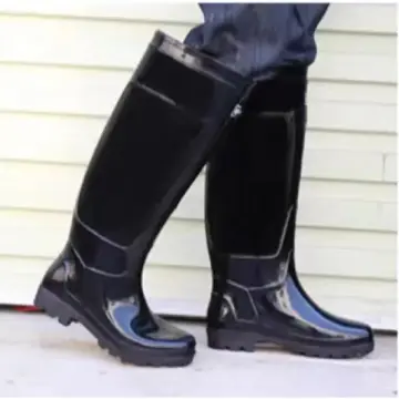 CROCS V-POWER Waterproof rain boots men's fashion fishing car wash work  men's beach shoes shoes