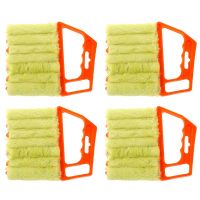 4Pcs Handheld Blind Cleaner Shutter Curtain Brush Dust Remover for Air Conditioning/Car Vent/Fan/Shutters