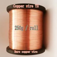 250g/roll T2 bare copper wire 0.16/0.2/0.3/0.4/0.5/0.6/0.7/0.8/1.0/0.9/1.2/1.5/1.8/2/2.5/3mm Red copper Line without insulation