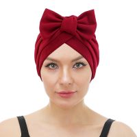 【CC】 Turban for Wrap Color Fashion Hijab Hat Chemo Cap Ladies Muslim Hair Accessories