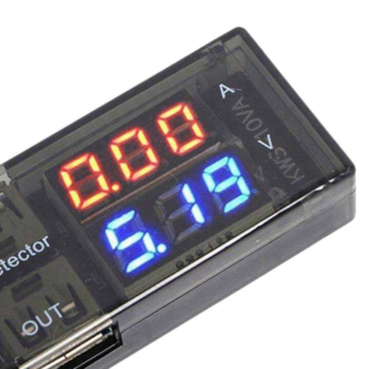 2pcs-voltage-tester-current-voltage-battery-monitor-with-led-display-for