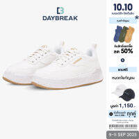 DAYBREAK T-City Natural White รองเท้าผ้าใบ หนังแท้ ผู้ชาย ผู้หญิง Antibacterial เป็นมิตรต่อสิ่งแวดล้อม