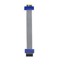 PCI-E PCIE X1 Riser Extension Ribbon Cable Male to Female Graphics Card Adapter