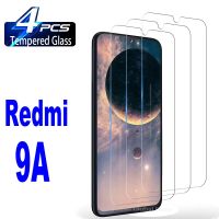 2/4Pcs Tempered Glass For Xiaomi Redmi 9A Screen Protector Glass Film