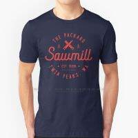 The Packard Sawmill , Twin Peaks T Shirt Cotton 6Xl Twin Peaks Twinpeaks Tv Film Movie Trees Wood Washington Type Typography