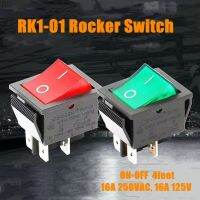 【CW】♝  Uniteelec-Soken Red/Green DPST ON-Off/On-Off-On Boat Rocker RK1-01  4/6 Pins 16A/250V