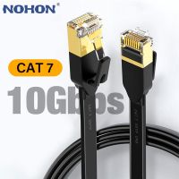 Cherr Electronic】 Cat 7สายเคเบิลอีเทอร์เน็ต Cat7ความเร็วสูงแบบแบนกิกะบิต RJ45สาย LAN 10Gbps รหัสแพทช์สายเคเบิลเครือข่ายสำหรับเราเตอร์อีเธอร์เน็ท10M 20M