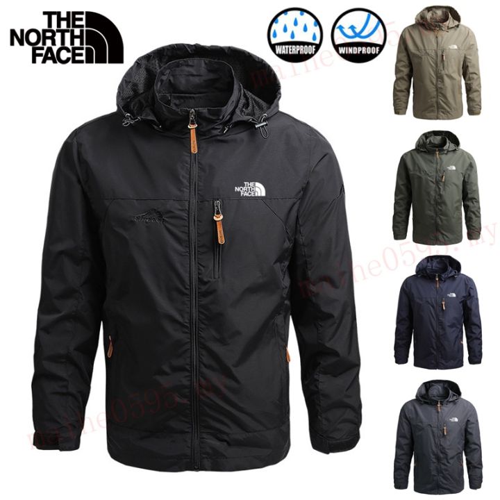 Men's Outdoor Jacket Shark Skin Hooded Windproof Waterproof Anti-Cut ...