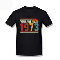 Vintage 1973 T Shirt 48Th Birthday Gift Limited Edition Short Sleeve Tee Shirt MenS Cotton Black Oversized T Shirt Tops 3Xl S-4XL-5XL-6XL