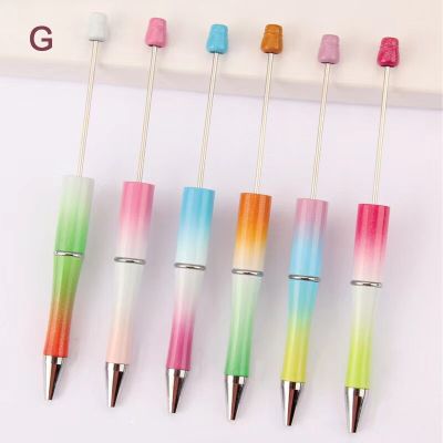 50pcs Beaded Ballpoint Pen Plastic Pen Beadable Pens School Office Supplies Writing Supplies Cute Stationery Student Gift Pens