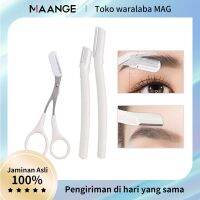 MAANGE 3Pcs มีดกันคิ้ว กันจอนคิ้วแบบพับ ที่กันคิ้ว folding eyebrow trimmer