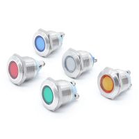 19mm Indicator Light Panel Pilot Signal Lamp Mount LED Power highlight 3V 5V 6V12V 24V 110V 220V Red Yellow Blue Green White