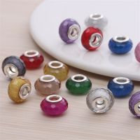 10pcs/set Colorful Exquisite Resin Bead Accessories Charms for Womens Pandora Style Bracelet Diy Jewelry Making Supplies