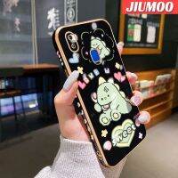 เคส JIUMOO สำหรับ Vivo Y91เคส Y95 Y91i ลายการ์ตูนเคสโทรศัพท์กันกระแทกลายการ์ตูนน่ารักน้อยมอนสเตอร์ตัวน้อยขอบด้านข้างสี่เหลี่ยมจตุรัสดั้งเดิมแบบนิ่มหุ้มลวดลายเคลือบหรูหราฝาครอบหลังเต็มรูปแบบเคสป้องกันกล้อง