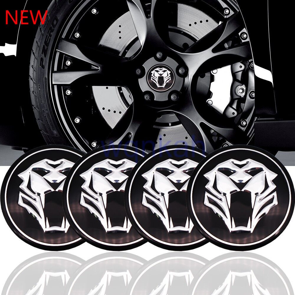 4pc 55mm 41mm Black Car Wheel Rim Center Hub Cap Emblem Fit For Audi Honda BMW 