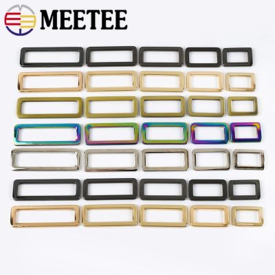 【cw】 Meetee 5/10/20Pcs Metal Webbing Adjuster Buckles Square Bag Backpack Strap Buckle Dog Collar Clasps DIY Hardware Accessories ！