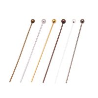 【cw】 200pcs/lot Gold Antique Color Round End Pin Needles 20 25 30 40 50mm Length for Jewelry Accessories