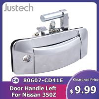 Justech Car Outside Exterior Outer Door Handle 80607-CD41E 80607-CD41D For 2003-2009 Nissan 350Z Left/Driver Silver Door Handle