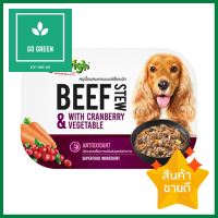 อาหารเปียกสุนัข JERHIGH BEEF STEW WITH CRANBERRY AND VEGETABLE 200 ก.WET DOG FOOD JERHIGH BEEF STEW WITH CRANBERRY AND VEGETABLE 200G **สินค้าแนะนำ**