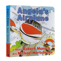Angela S airport adventure picture story book grandpa Mengshi English original picture book Robert Munsch