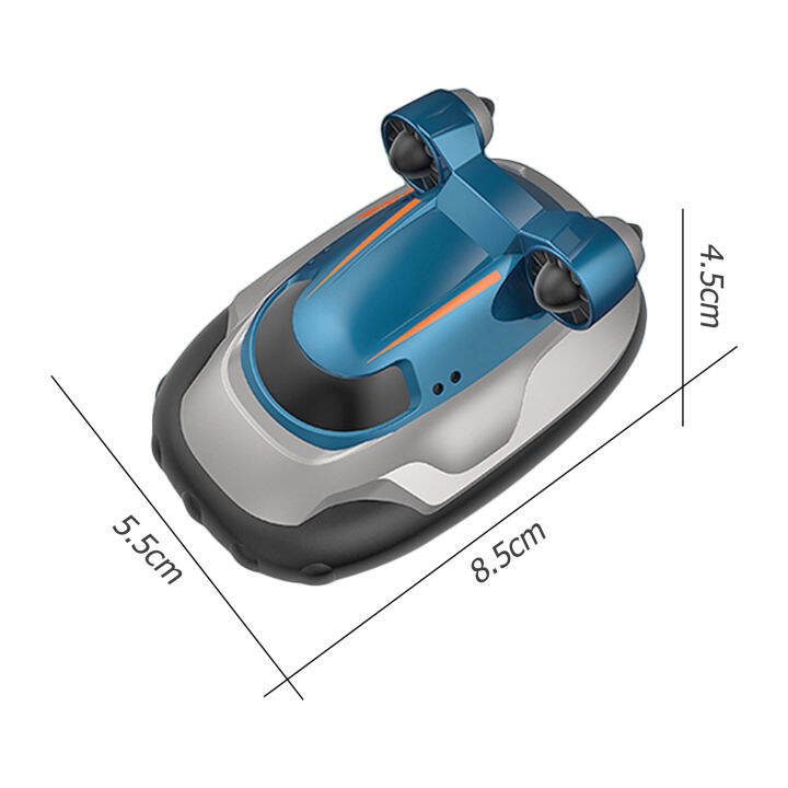 ใหม่10กิโลเมตร-ชั่วโมง2-4กรัมมินิ-rc-เรือ-hovercraft-รุ่นความเร็วสูงของเล่น-hovercrafts-w-แสงสำหรับสระว่ายน้ำกลางแจ้งอ่างของขวัญของเล่นสำหรับเด็ก