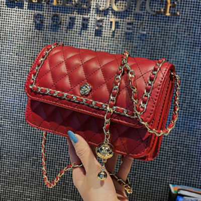 Quilted Chain Crossbody Bags for Women Diamond Lattice Shoulder Bag Luxury Leather Messenger Bag Small Flap Female Handbags Sac