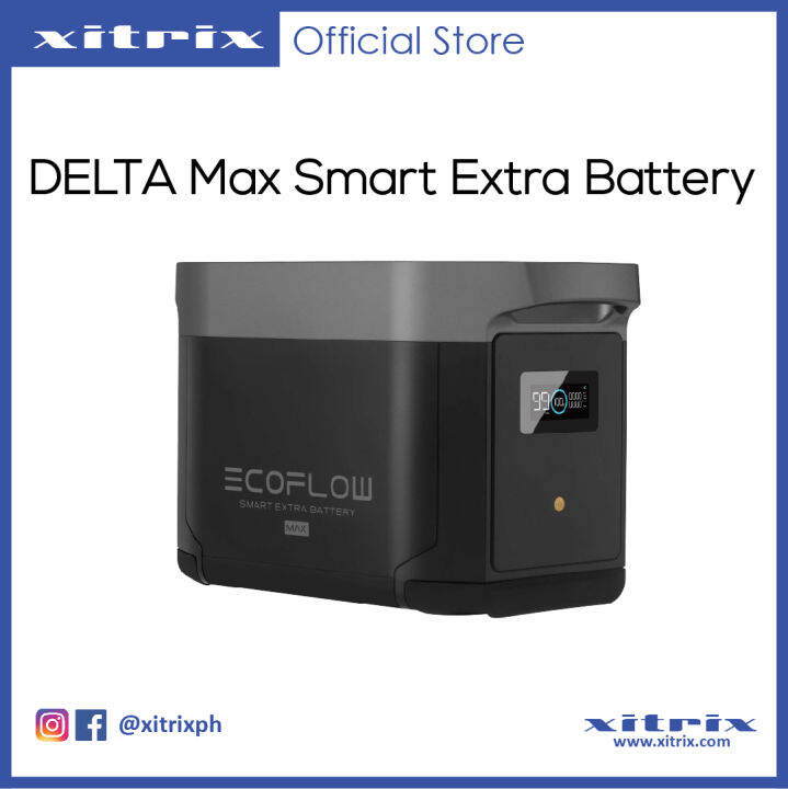 EcoFlow DELTA Max Smart Extra Battery (Extra 2016Wh Battery For DELTA ...