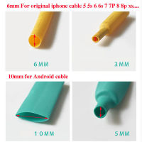 Cellphone Charging &amp; Data Cable Headset Cable Maintenance Wiring Wire Household Heat Shrink Tube Insulation Protection Sleeve Heat Shrink Tube