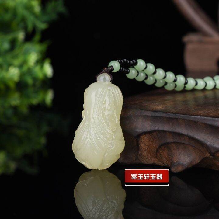 hetian-jade-cabbage-pendant-zhaocai-pendant-baicai-green-cabbage-jade-pendant