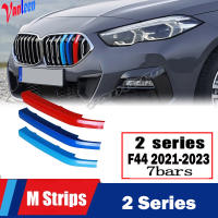 3ชิ้นสำหรับ BMW 2 Series F44 2021-2023รถ3D M จัดแต่งทรงผมกระจังหน้าตัดกันชนปกแถบสติกเกอร์ตกแต่งภายนอก