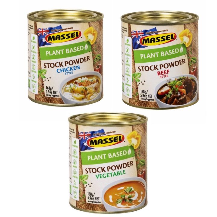 Massel Premium Stock Powder Plant Based [chicken Beef Vegetable