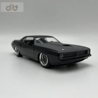 A1:24 Jada Diecast รถโมเดลของเล่น Letty S Plymouth Barracuda สำหรับคอลเลกชัน