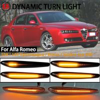 2PCS Led Dynamic Turn Signal Light Side Marker Blinker Indicator Sequential Lamp For Alfa Romeo 159 Sportwagon Brera Spider 939