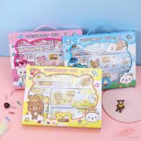 9PCS/Set Cartoon Stationery Set Gift Kindergarten Childrens Day Prize Student School Opening Stationery Gift Box