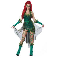 Carnival Halloween Lady Evil Ivy เครื่องแต่งกาย Superhero Clubwear คอสเพลย์แฟนซีปาร์ตี้ Dress