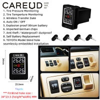 CAREUD U912-NF + ภายใน TPMS รถยนต์ TPMS ระบบตรวจสอบความดันลมยางรถยนต์ Toyota Blind Hole Groove ขนาดความต้องการ 34 * 23.5 มม. (H * W)