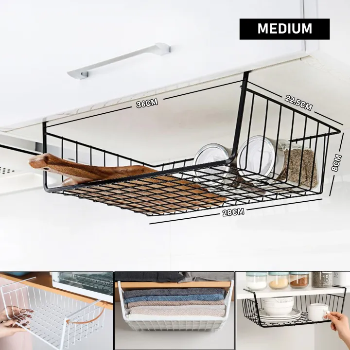 Under Shelf Basket Slides Under Storage Shelf Wire Baskets