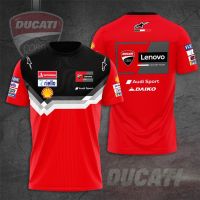 T SHIRT   2023 new design- Ducati Lenovo1 Team 3D Print Men T-Shirt Summer Fashion Women Oversized Clothes Short Sleeve Children Tee Tops