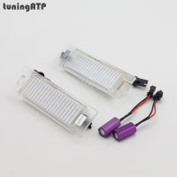 2x LED Number License Plate Light Lamp Assembly For FIAT Bravo Grande Punto Punto Evo Car Styling LED Lamp