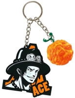 Ace Key Ring ของแท้ JP แมวทอง - Ichiban Kuji Banpresto [พวงกุญแจวันพีช]