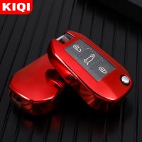 【cw】 Soft TPU Car Folding Flip Key Case Cover Shell for Citroen C4 CACTUS C3 C5 C4L for Peugeot 408 508 301 2008 3008 Protector 【hot】