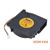 ใหม่สำหรับ DC24V D12F-24PLH1C13 Nidec 0.91A สายไฟสามเส้นพัดลมทำความเย็นทดสอบได้