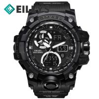 「Dark blue watch」 Eillysevens TopSport MenMultifunctionWatch ชายนาฬิกาแสงไฟนาฬิกาข้อมือ Relógio Masculino