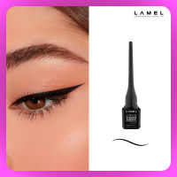 Lamel Eyeliner Liquid with Hard Brush (Hard Brush Eyeliner No.101) ลาเมล อายไลน์เนอร์ ลิควิด วิท ฮาร์ด บรัช (ฮาร์ด บรัช อายไลน์เนอร์ No.101) (เครื่องสำอาง, ติดทนนาน, กันน้ำ)