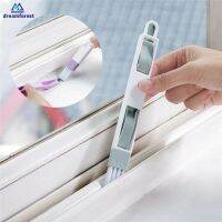 DF 2 In 1 Multipurpose Window Door Keyboard Cleaning Brush Dust Shovel Window Track Cleaning Tool