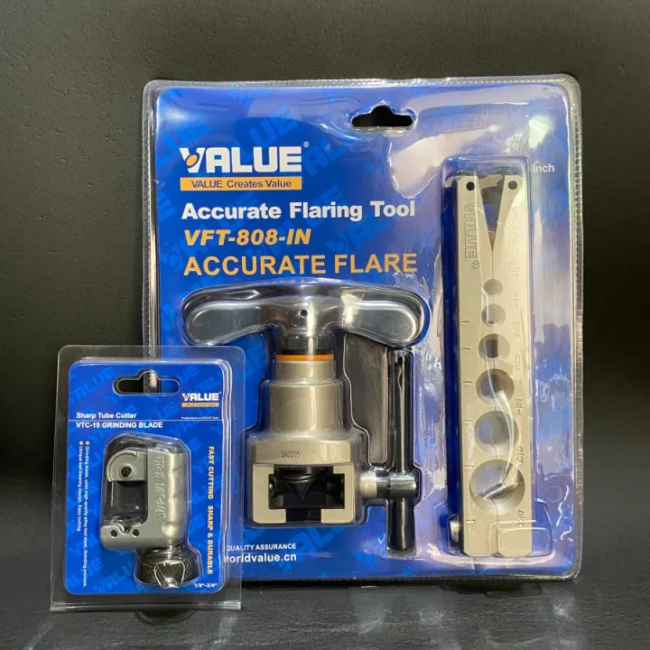 VALUE FLARING TOOL VFT-808-IN + SET CUTTER VTC-19 VALUE | Lazada Indonesia