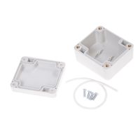 1Pcs Electronic Project Instrument Case Plastic Waterproof Housing Enclosure Box Outdoor Junction Box 2 Sizes