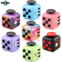 SIXPS แบบพกพา Magic Cube บรรเทาความวิตกกังวล Fidget Cube ลูกเต๋าบีบอัด ออทิสติก ของเล่นต่อต้านความเครียด