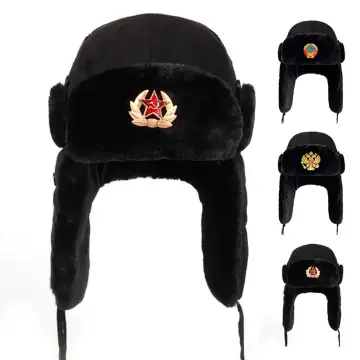 Winter Warm Bomber Hats Striped Fur Caps Men Women Russian Trapper Hat  Aviator Trooper Ear Flap Snow Ski Hat Cap - China Trapper Hat and Winter  Hat price